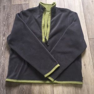 Alpine Design 3/4 pullover, reversible! Gray&green